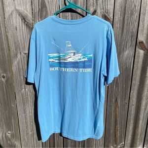 Southern Tide Blue Boat T-Shirt